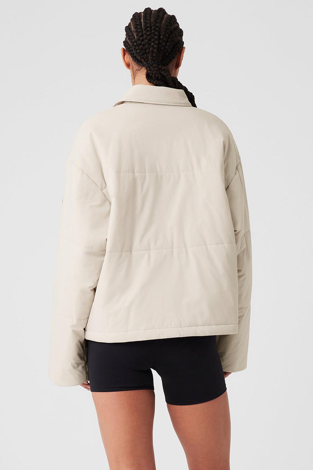 Bone Women Alo Yoga Voyage Utility Cargo Jacket | Australia  86219-GPAZ