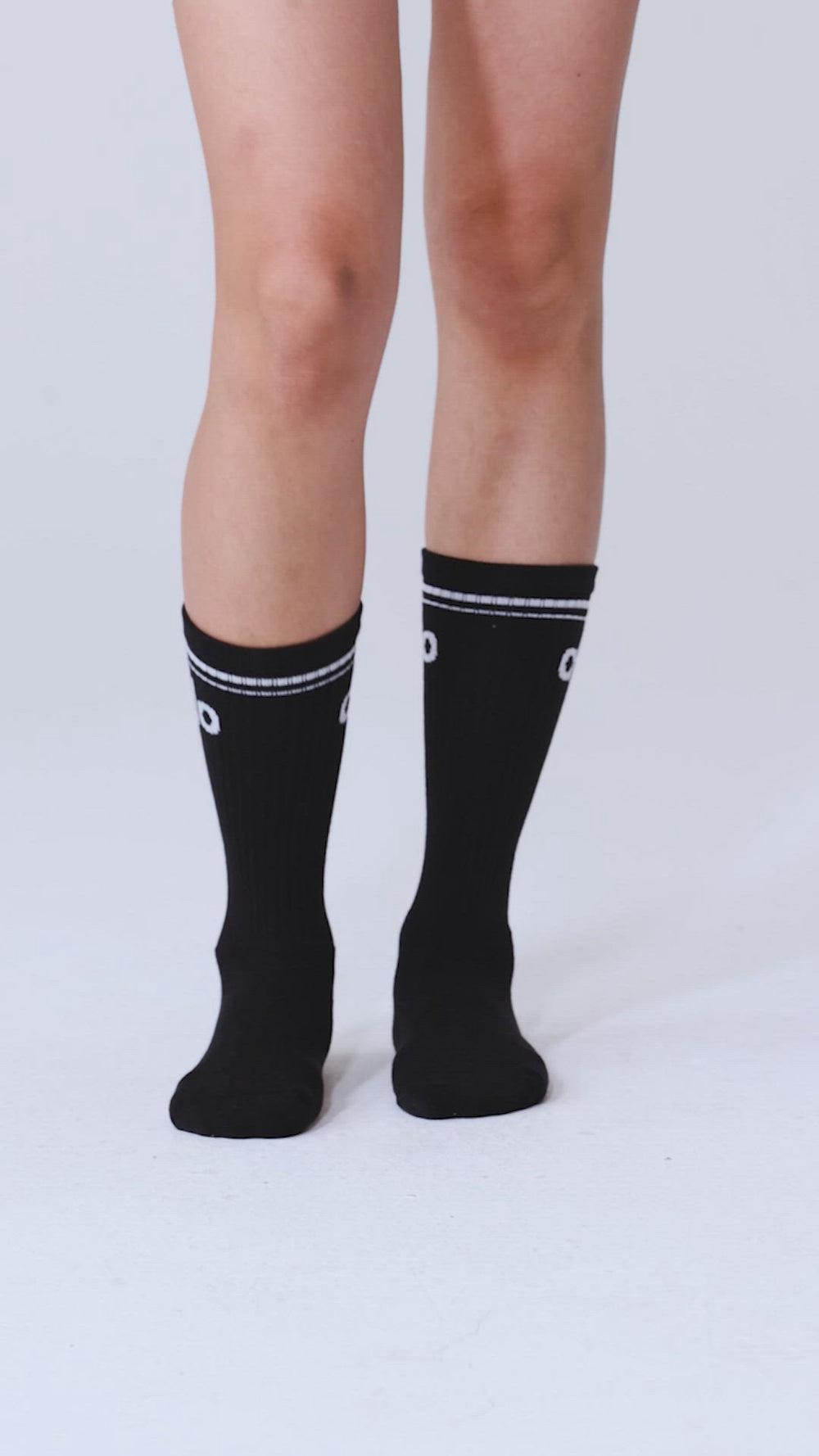 Bone / White Women Alo Yoga Unisex Throwback Sock | Australia  91062-HQMY