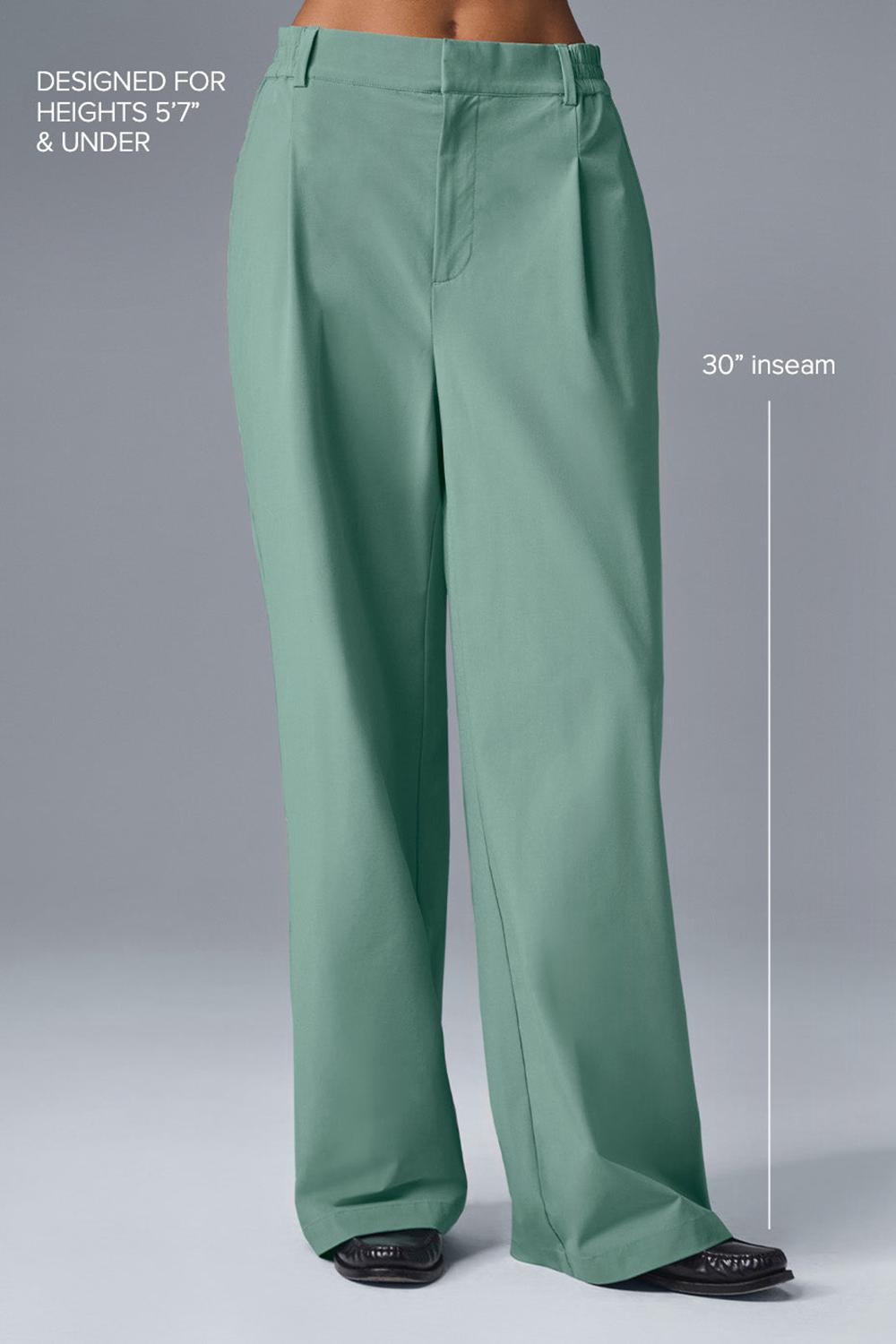Botanical Green Women Alo Yoga High-Waist Pursuit (Regular) Pant | Australia  81359-YLHB