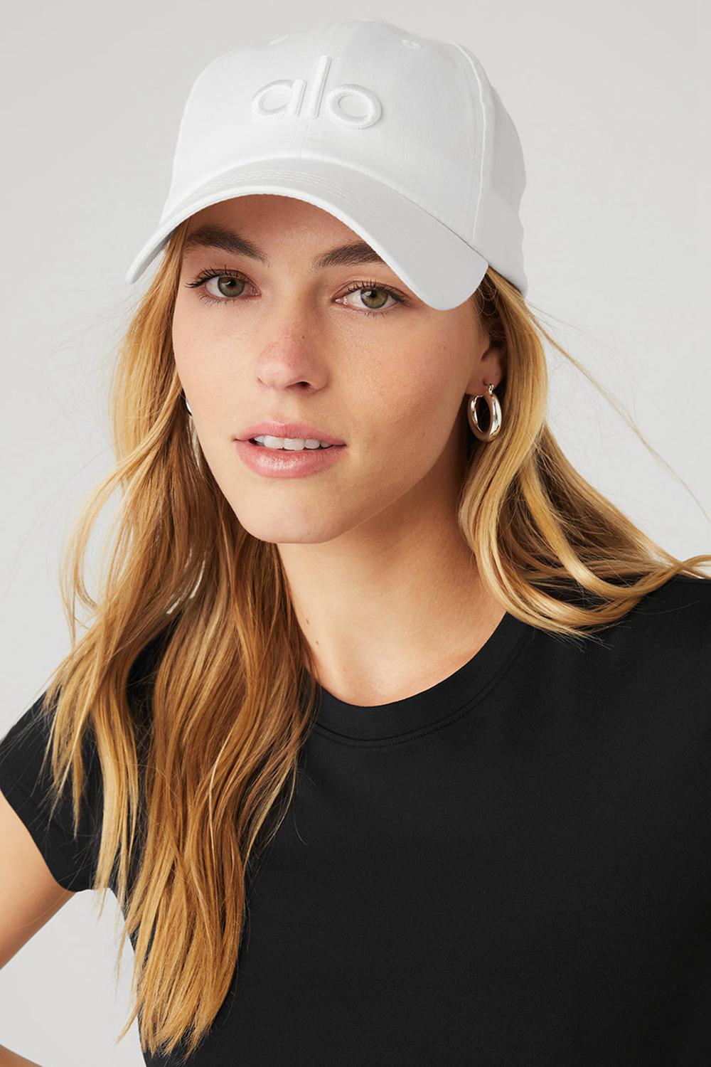 Bright White / White Men Alo Yoga Off-Duty Cap | Australia  74361-VLRG