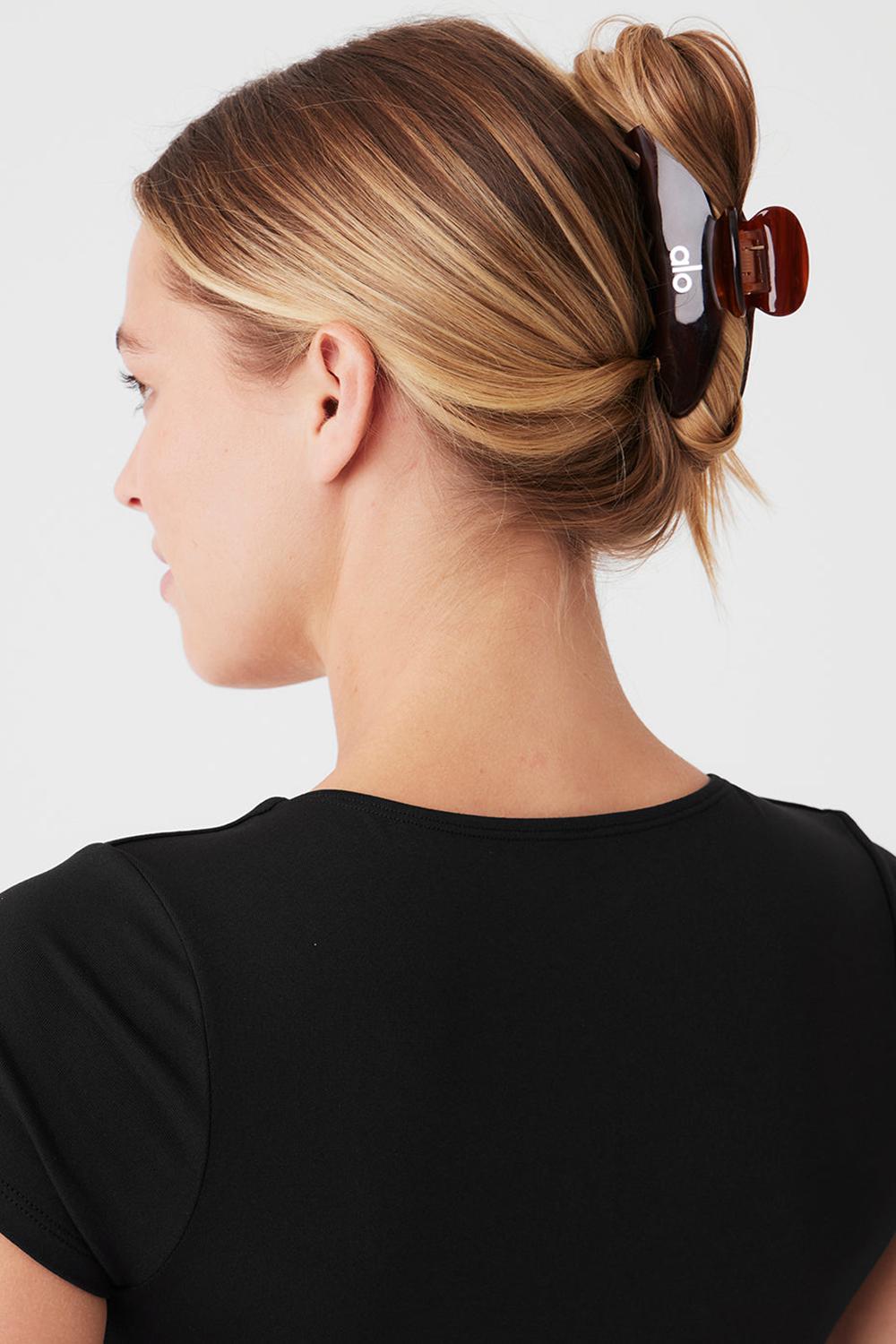 Brown Tortoise Women Alo Yoga 90's Claw Clip Hair Claw | Australia  40795-VUXE