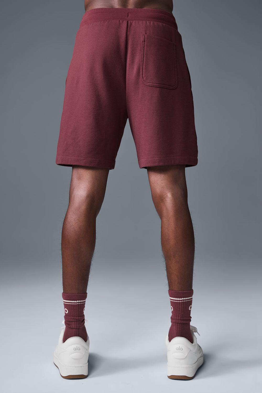 Burgundy Truffle Men Alo Yoga Chill Short | Australia  02471-XAZL