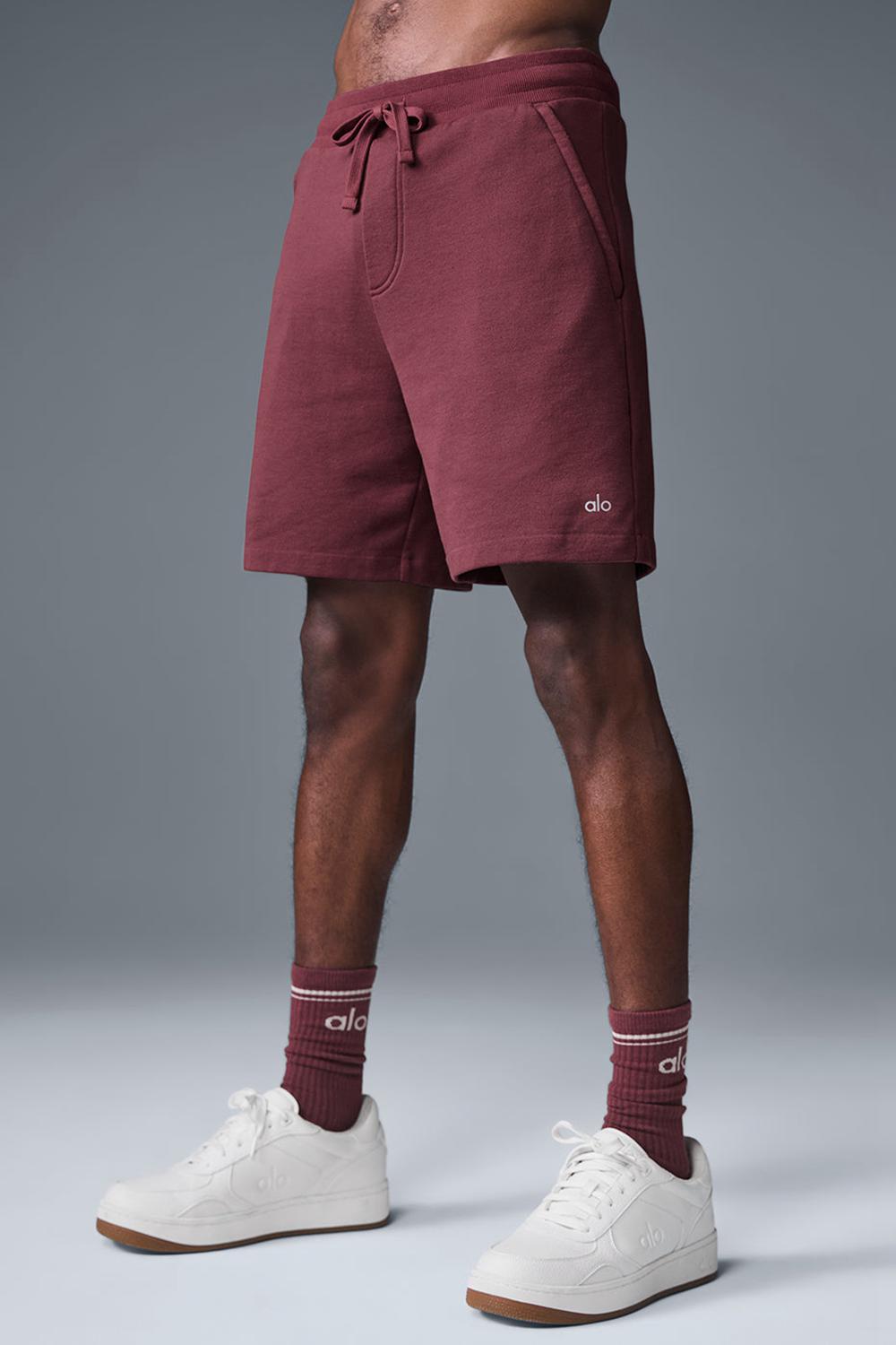 Burgundy Truffle Men Alo Yoga Chill Short | Australia  02471-XAZL