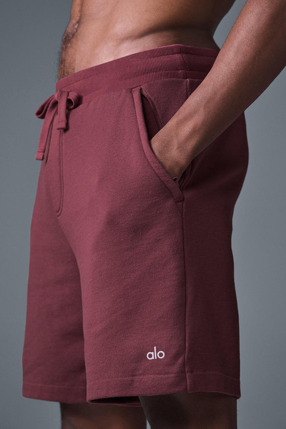 Burgundy Truffle Men Alo Yoga Chill Short | Australia  02471-XAZL