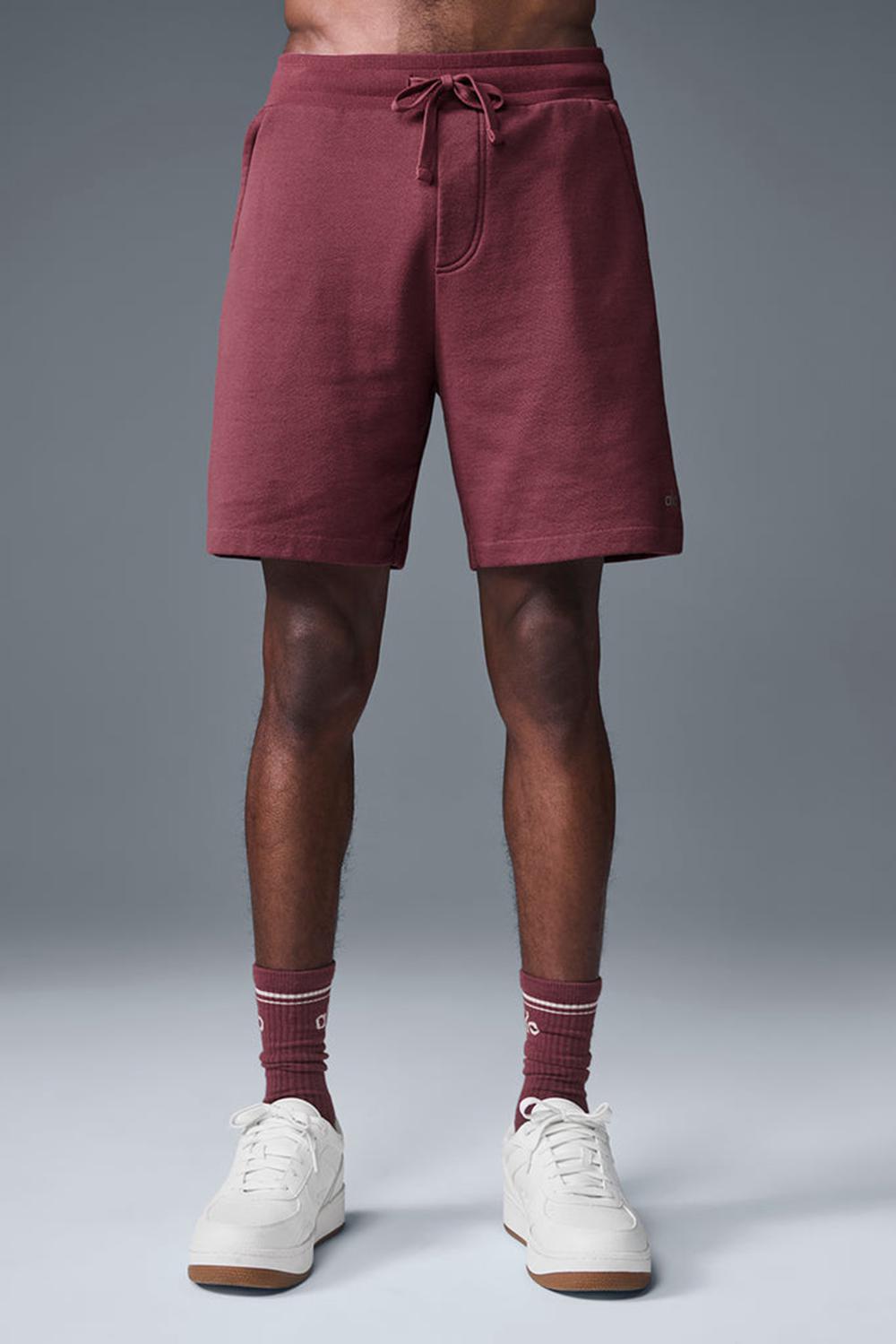 Burgundy Truffle Men Alo Yoga Chill Short | Australia  02471-XAZL