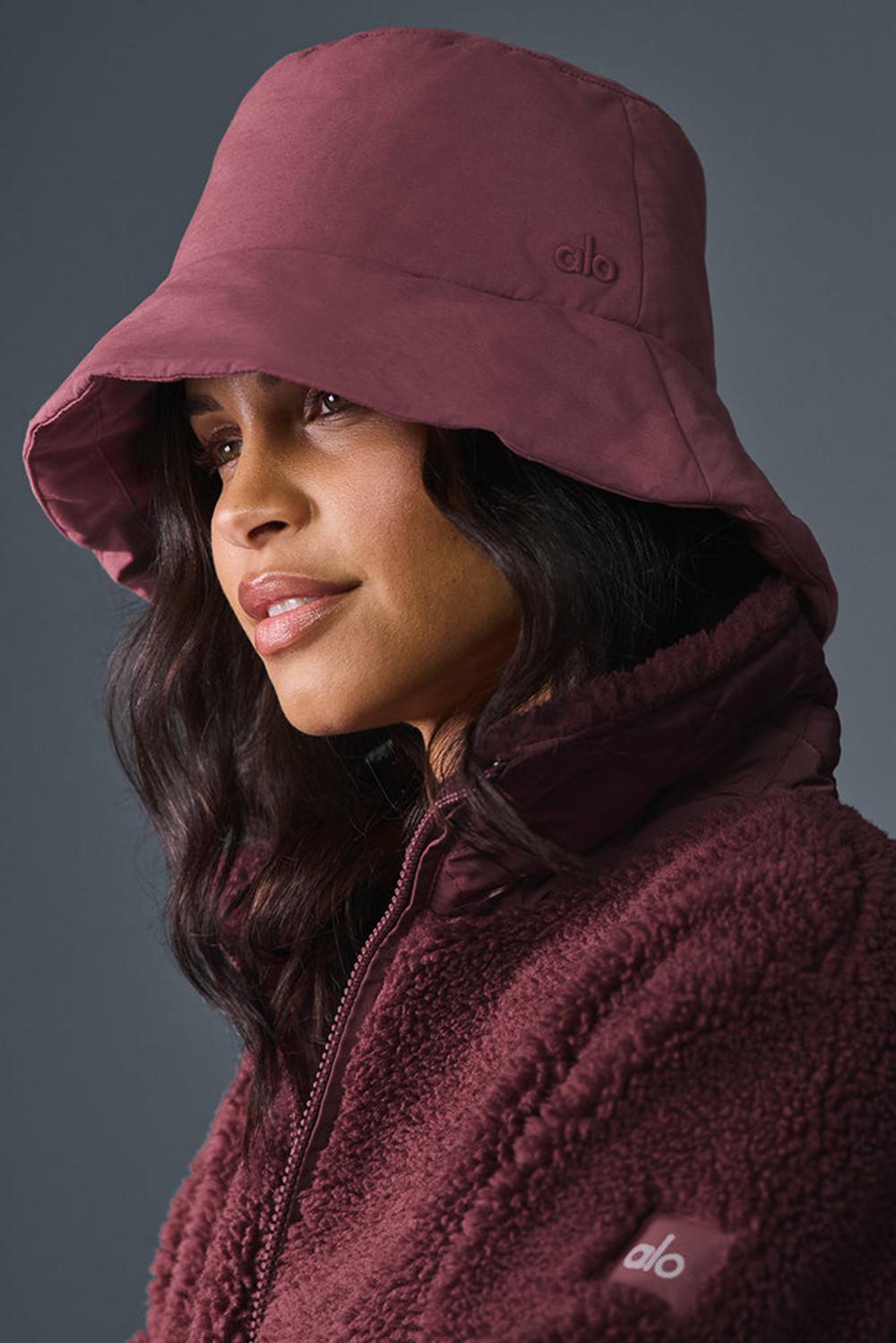 Burgundy Truffle Men Alo Yoga Good Shade Bucket Hat | Australia  61753-MODB
