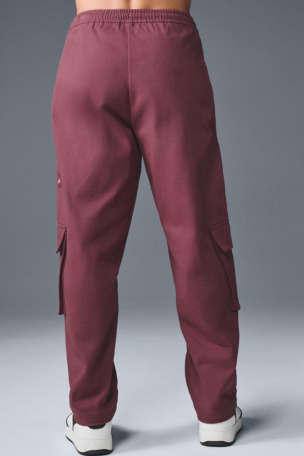 Burgundy Truffle Men Alo Yoga Northstar Cargo Pant | Australia  58139-BXEZ