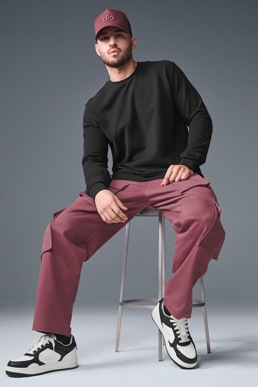 Burgundy Truffle Men Alo Yoga Northstar Cargo Pant | Australia  58139-BXEZ