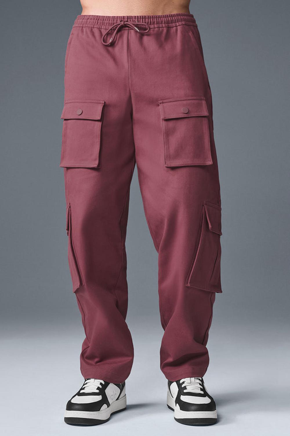 Burgundy Truffle Men Alo Yoga Northstar Cargo Pant | Australia  58139-BXEZ
