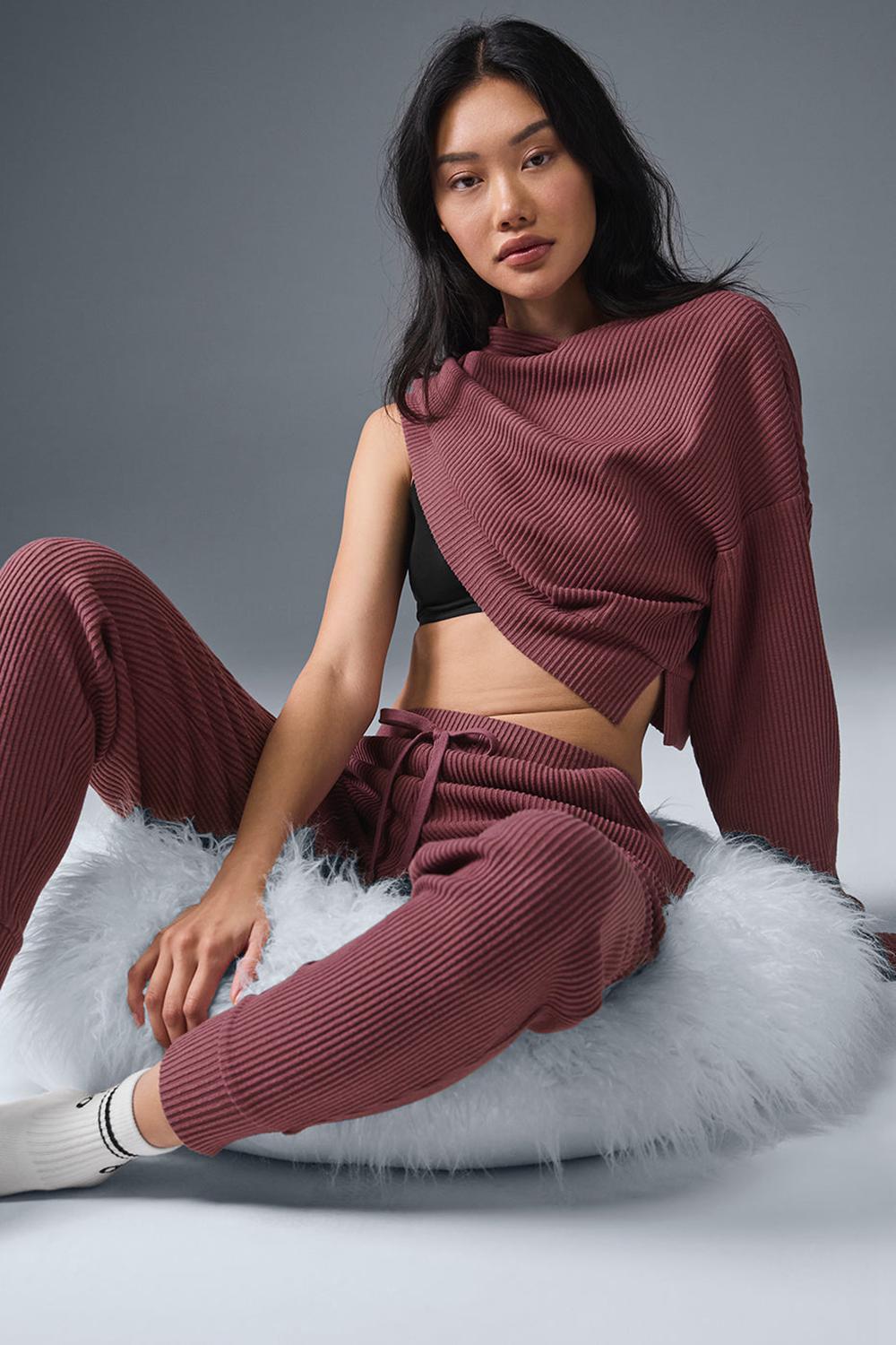 Burgundy Truffle Women Alo Yoga Muse Sweatpant | Australia  60945-JMXI