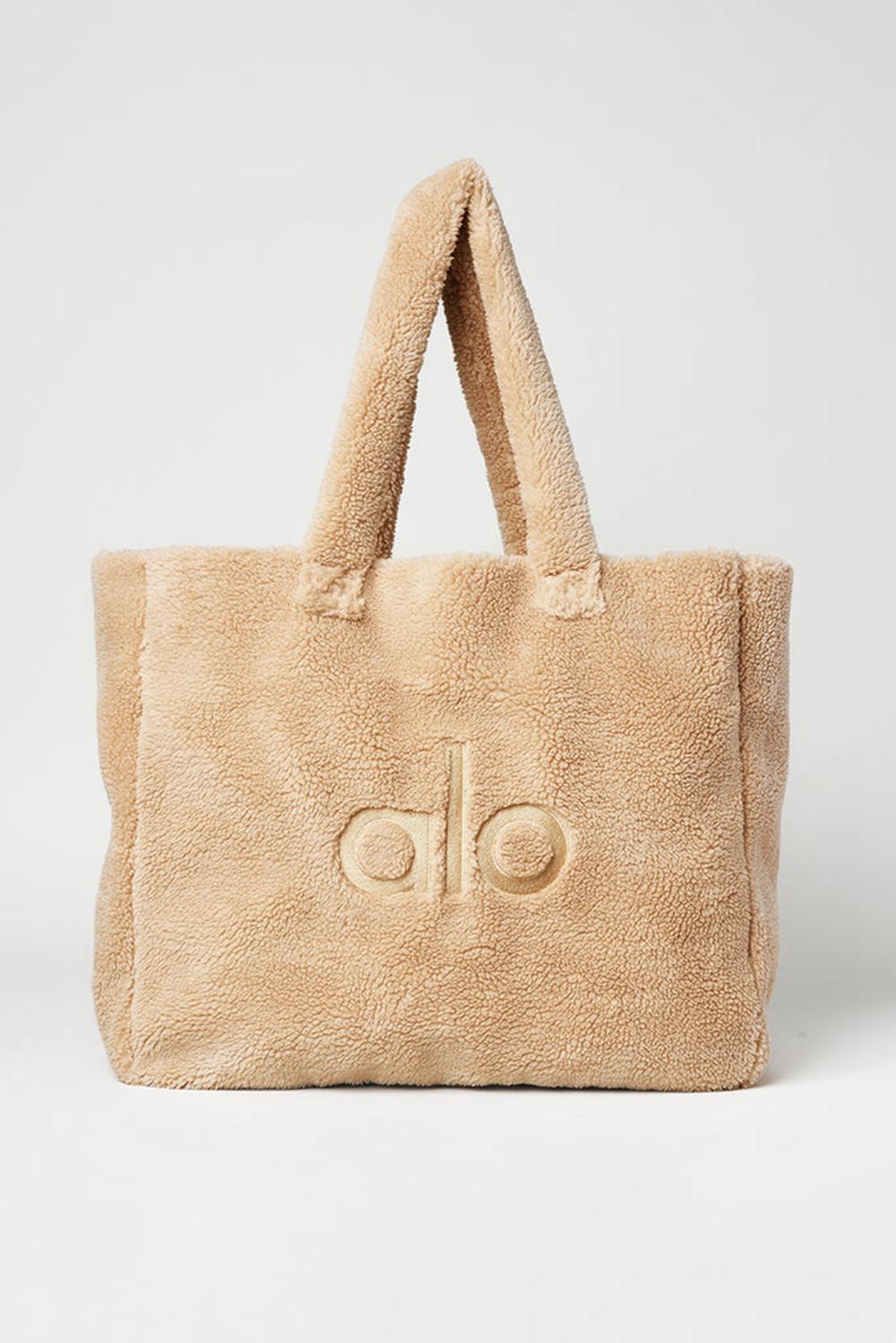 Camel Women Alo Yoga Foxy Sherpa Tote Bag | Australia  13549-CBWZ