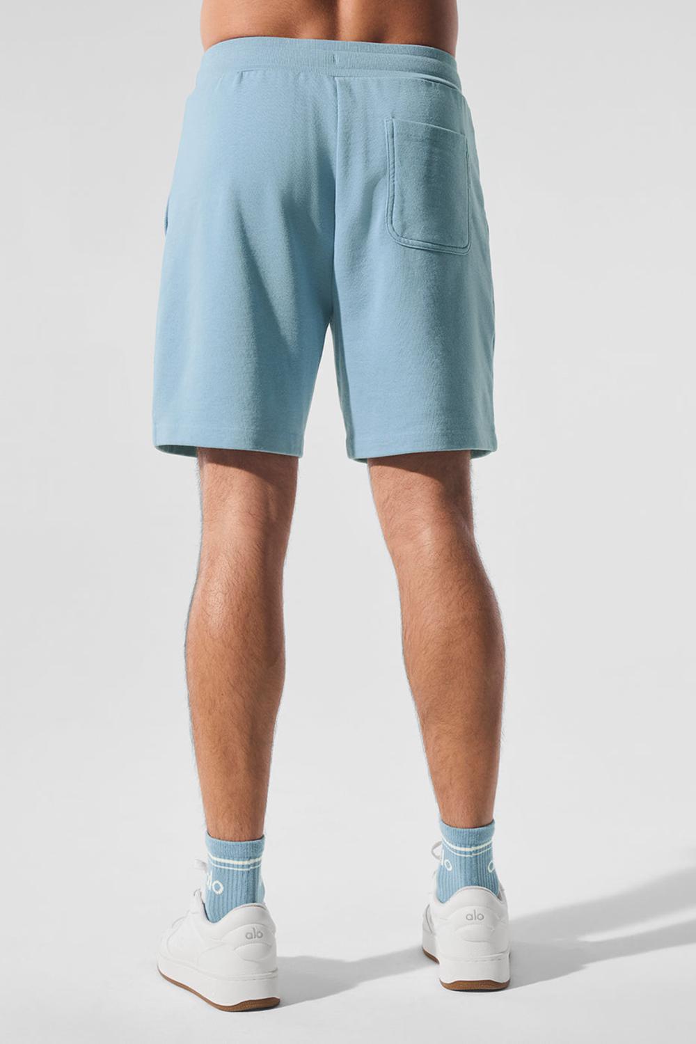 Celestial Blue Men Alo Yoga Chill Short | Australia  07819-AOBN