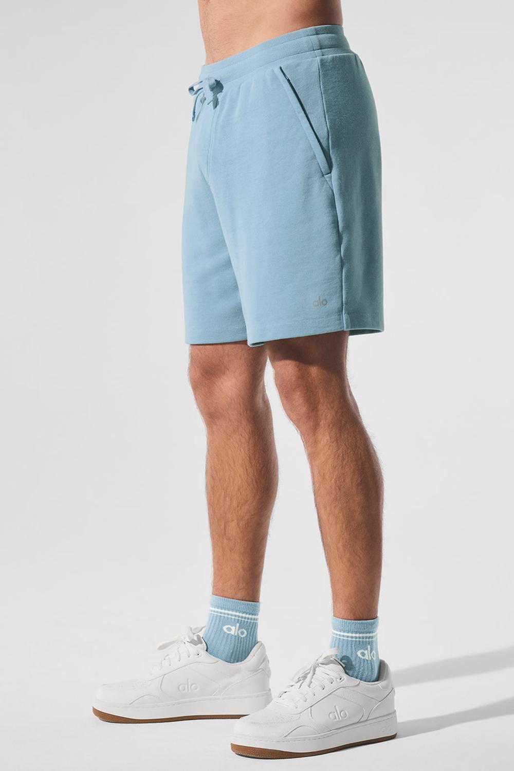 Celestial Blue Men Alo Yoga Chill Short | Australia  07819-AOBN