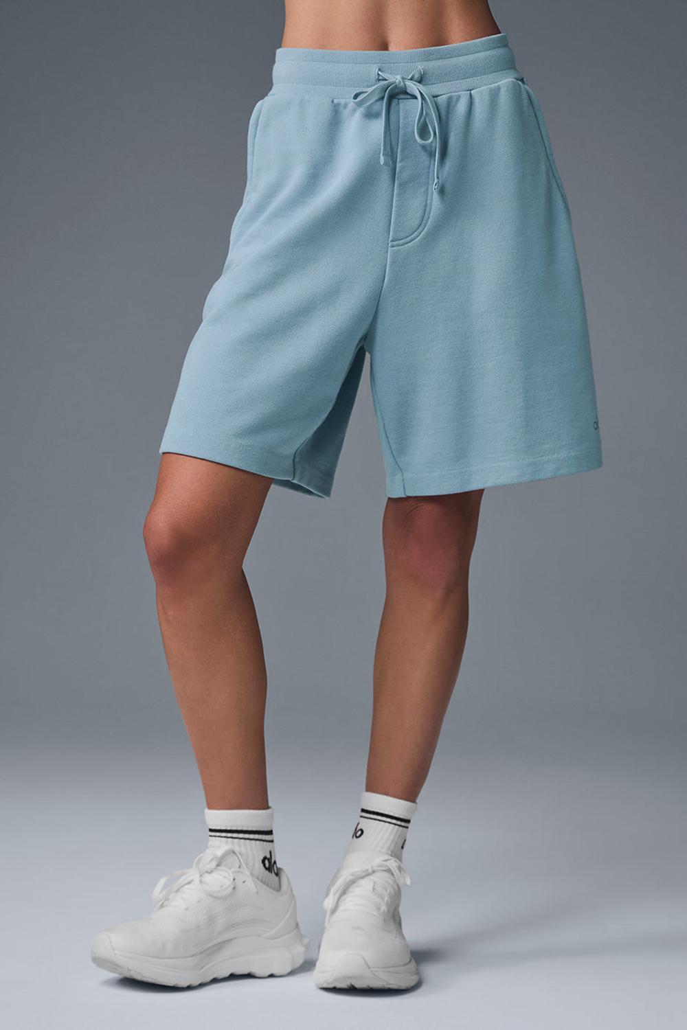 Celestial Blue Women Alo Yoga Chill Short | Australia  83659-KTYG
