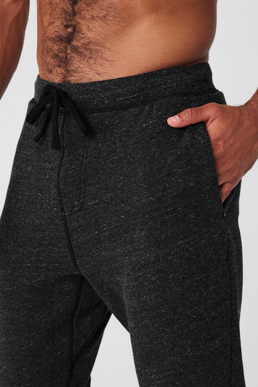 Charcoal Black Triblend Men Alo Yoga Triumphs &s Sweatpant | Australia  73248-UGBN