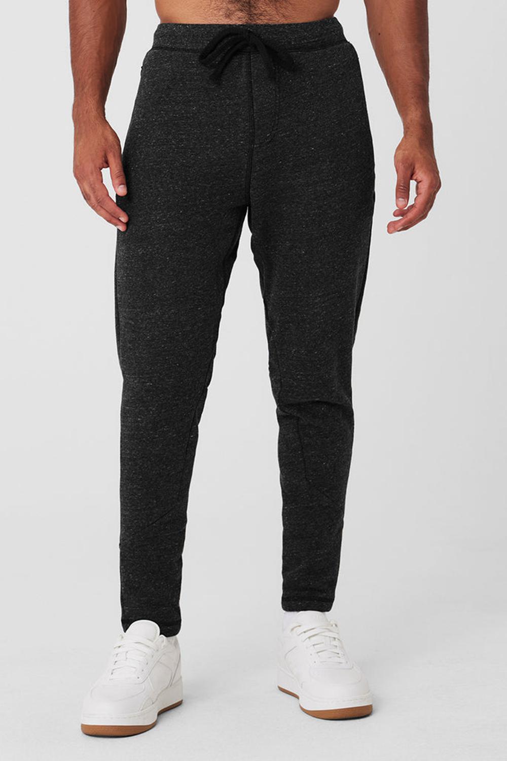 Charcoal Black Triblend Men Alo Yoga Triumphs &s Sweatpant | Australia  73248-UGBN