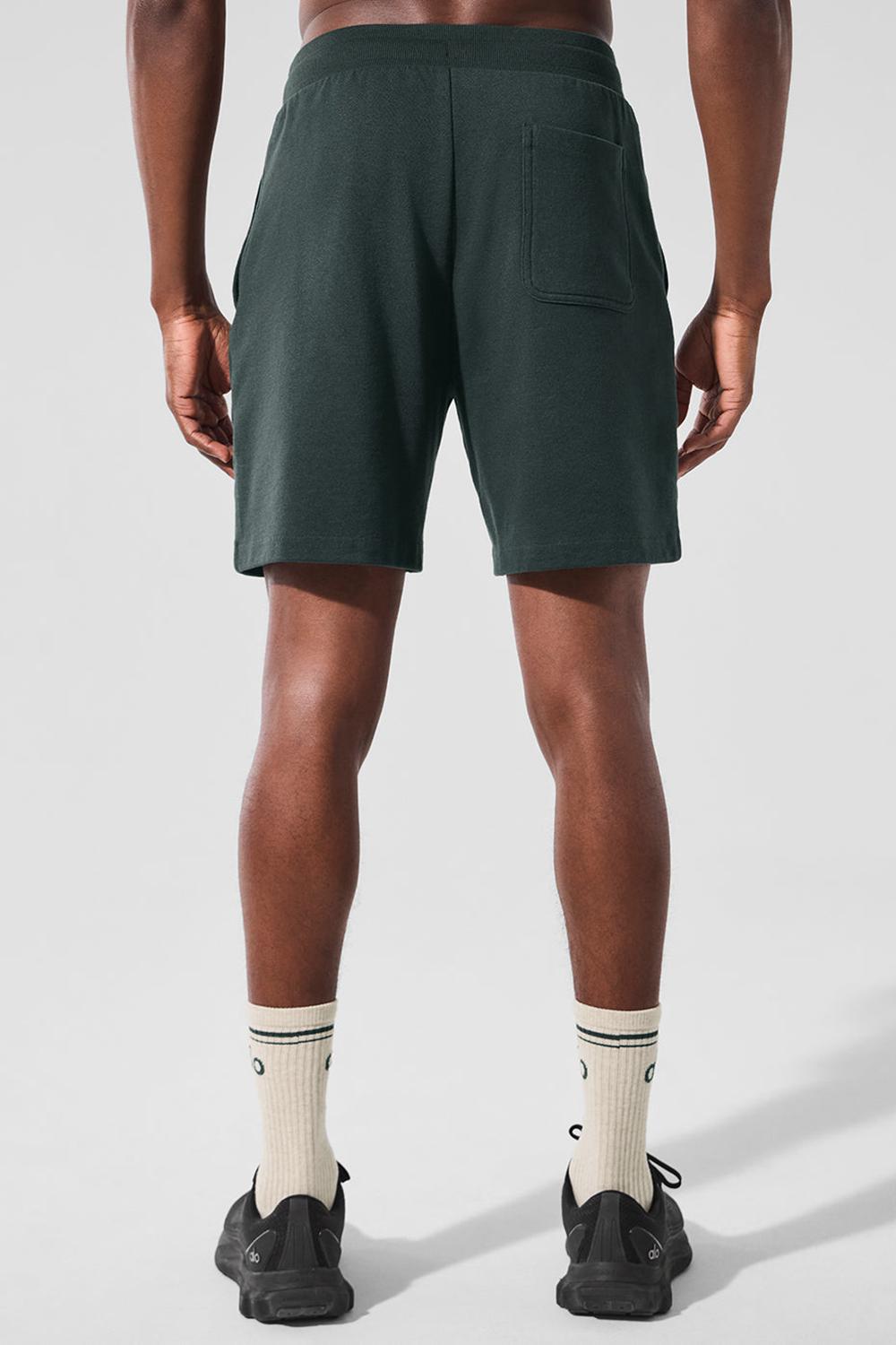 Charcoal Green Men Alo Yoga Chill Short | Australia  67159-VZOD