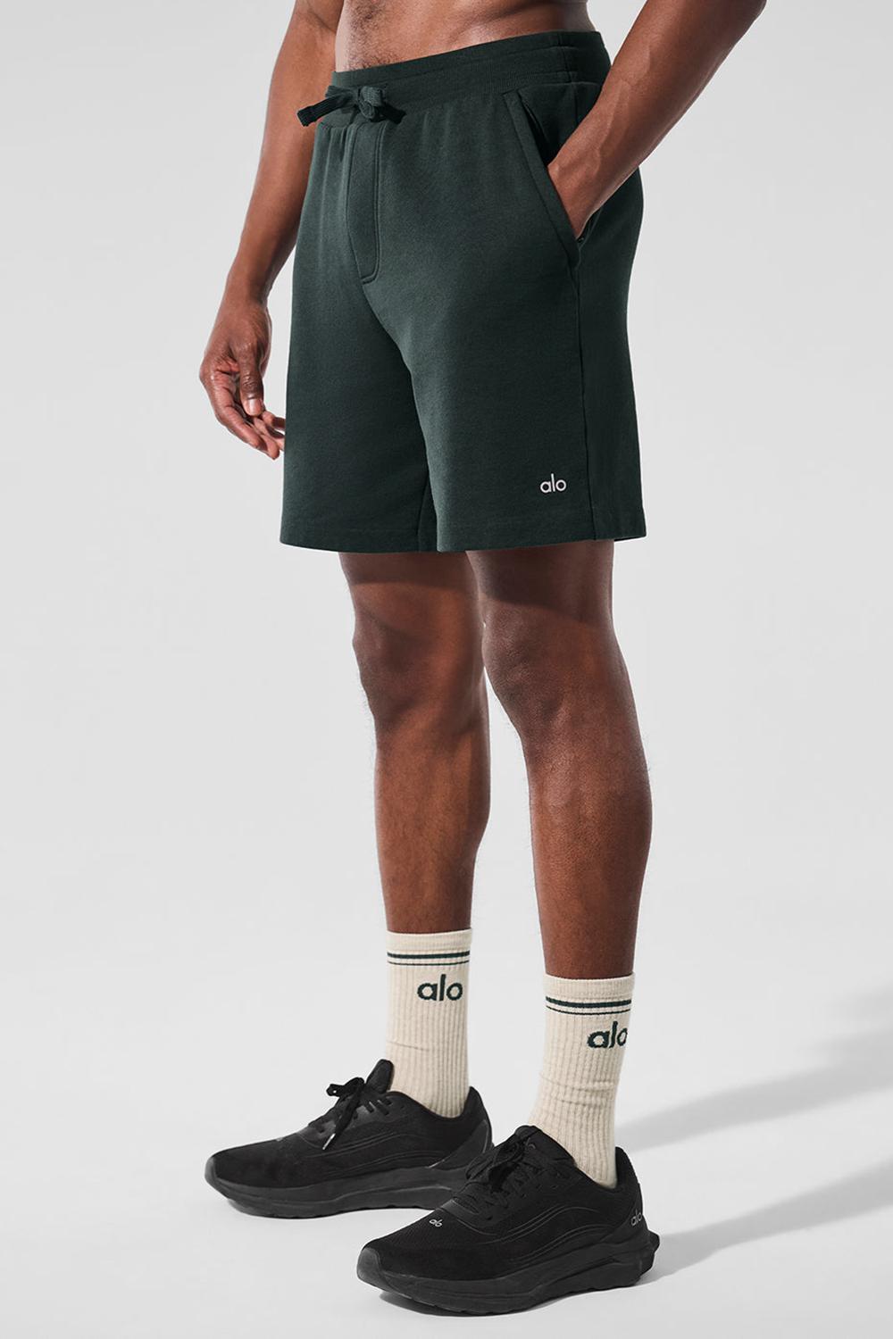 Charcoal Green Men Alo Yoga Chill Short | Australia  67159-VZOD