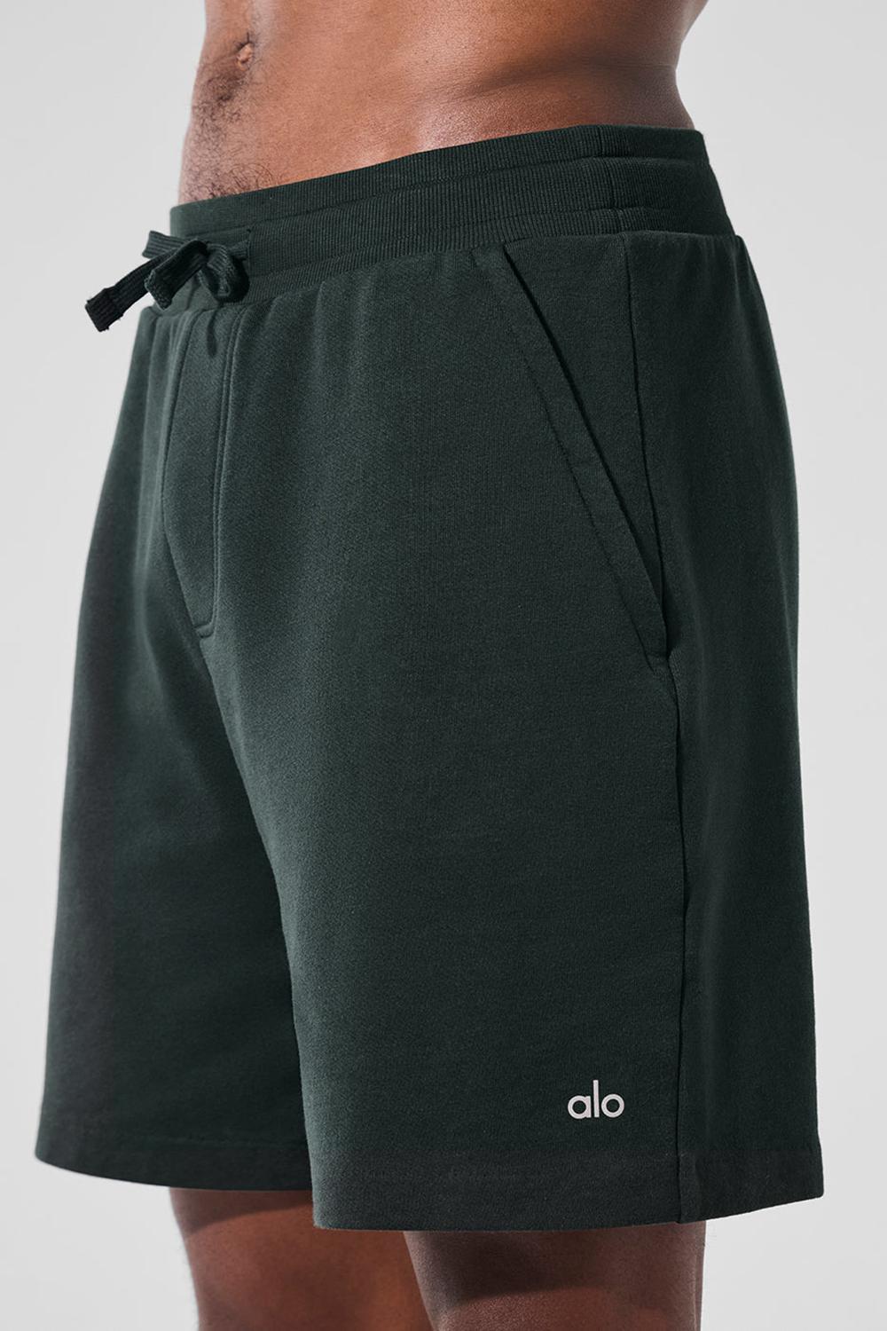Charcoal Green Men Alo Yoga Chill Short | Australia  67159-VZOD