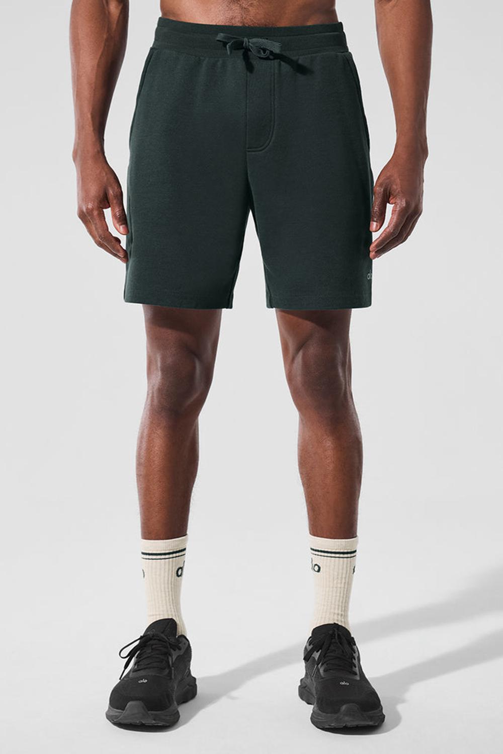 Charcoal Green Men Alo Yoga Chill Short | Australia  67159-VZOD