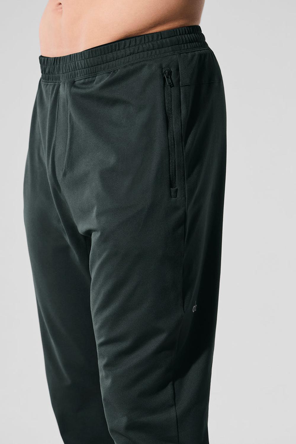 Charcoal Green Men Alo Yoga Conquer React Performance Pant | Australia  67418-AVHY