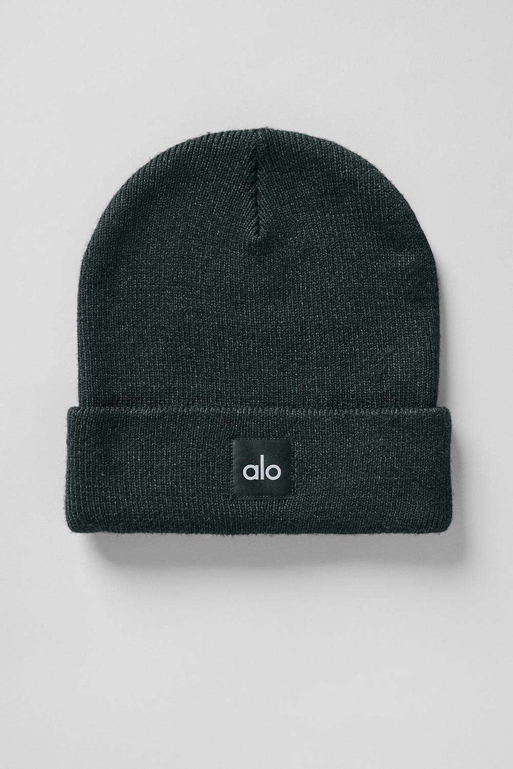 Charcoal Green Men Alo Yoga Everyday Beanie | Australia  75213-MIOR