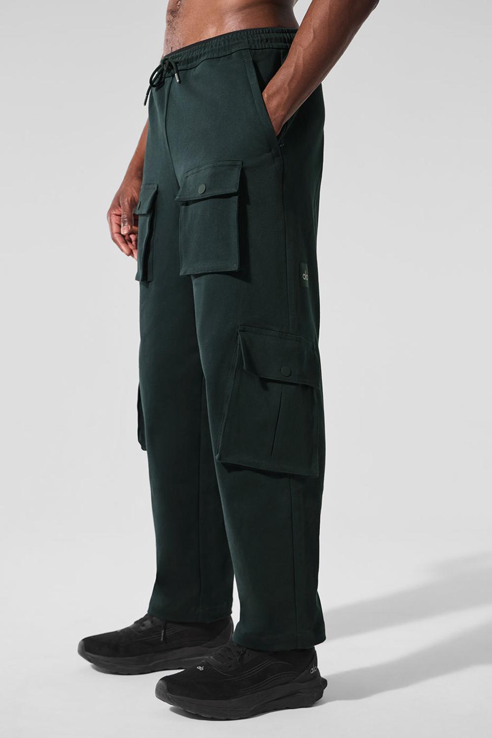 Charcoal Green Men Alo Yoga Northstar Cargo Pant | Australia  97638-XQHR