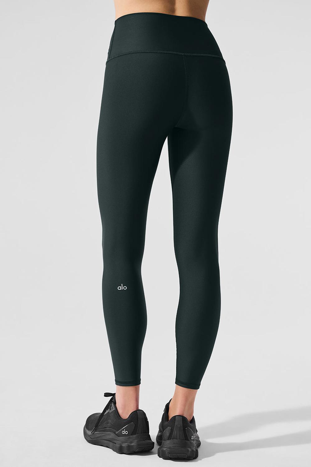 Charcoal Green Women Alo Yoga 7/8 High-Waist Airlift Legging | Australia  23748-VDOH