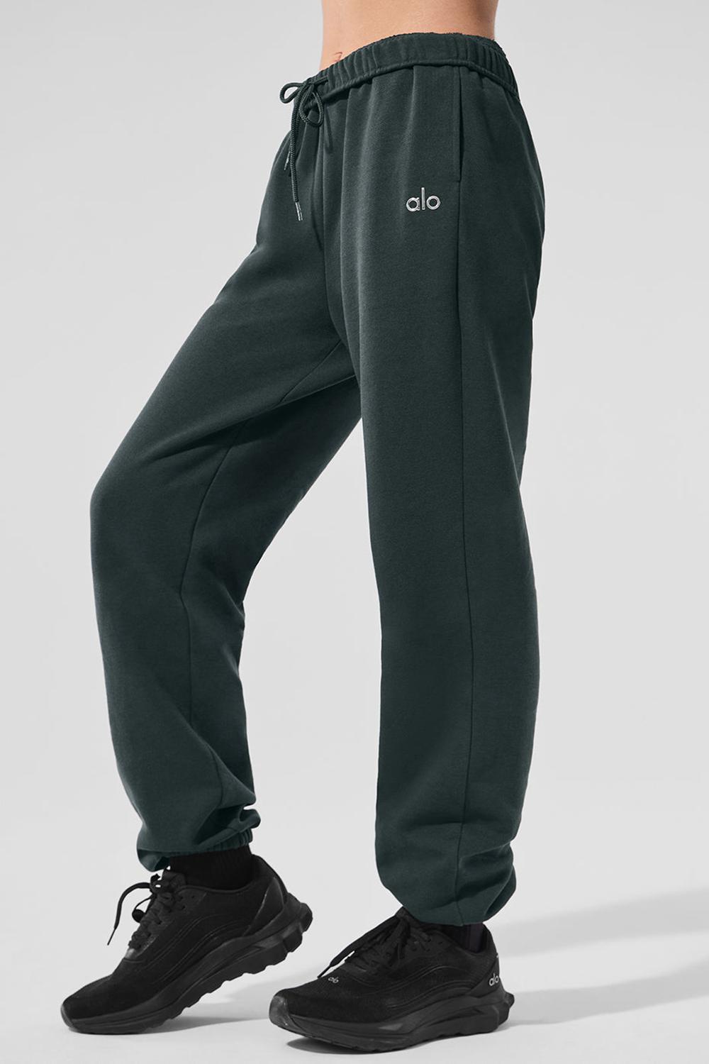 Charcoal Green Women Alo Yoga Accolade Sweatpant | Australia  94356-KEVL