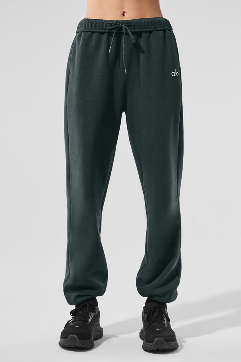 Charcoal Green Women Alo Yoga Accolade Sweatpant | Australia  94356-KEVL