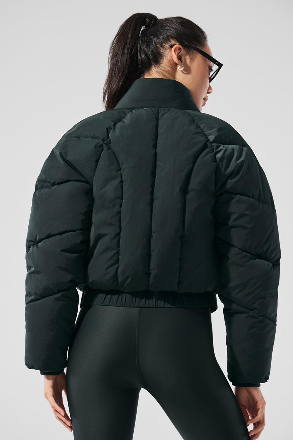 Charcoal Green Women Alo Yoga Stargazing Puffer Jacket | Australia  49126-TPIO
