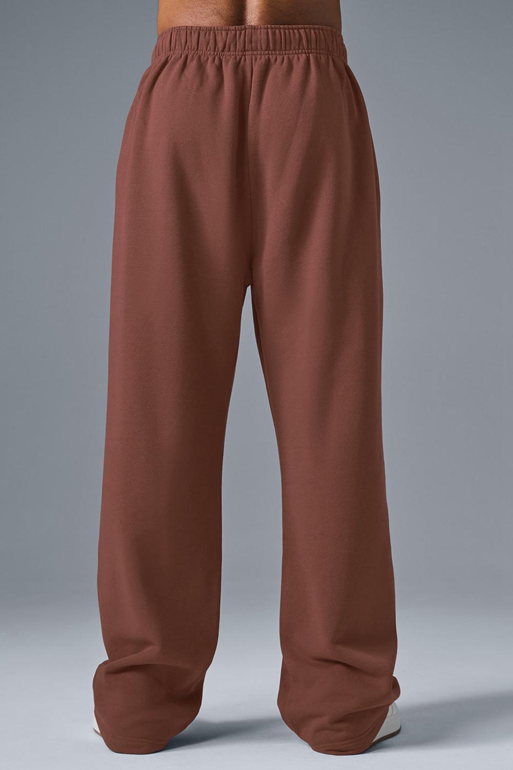 Chestnut Men Alo Yoga Accolade Straight Leg Sweatpant | Australia  60135-FDSB