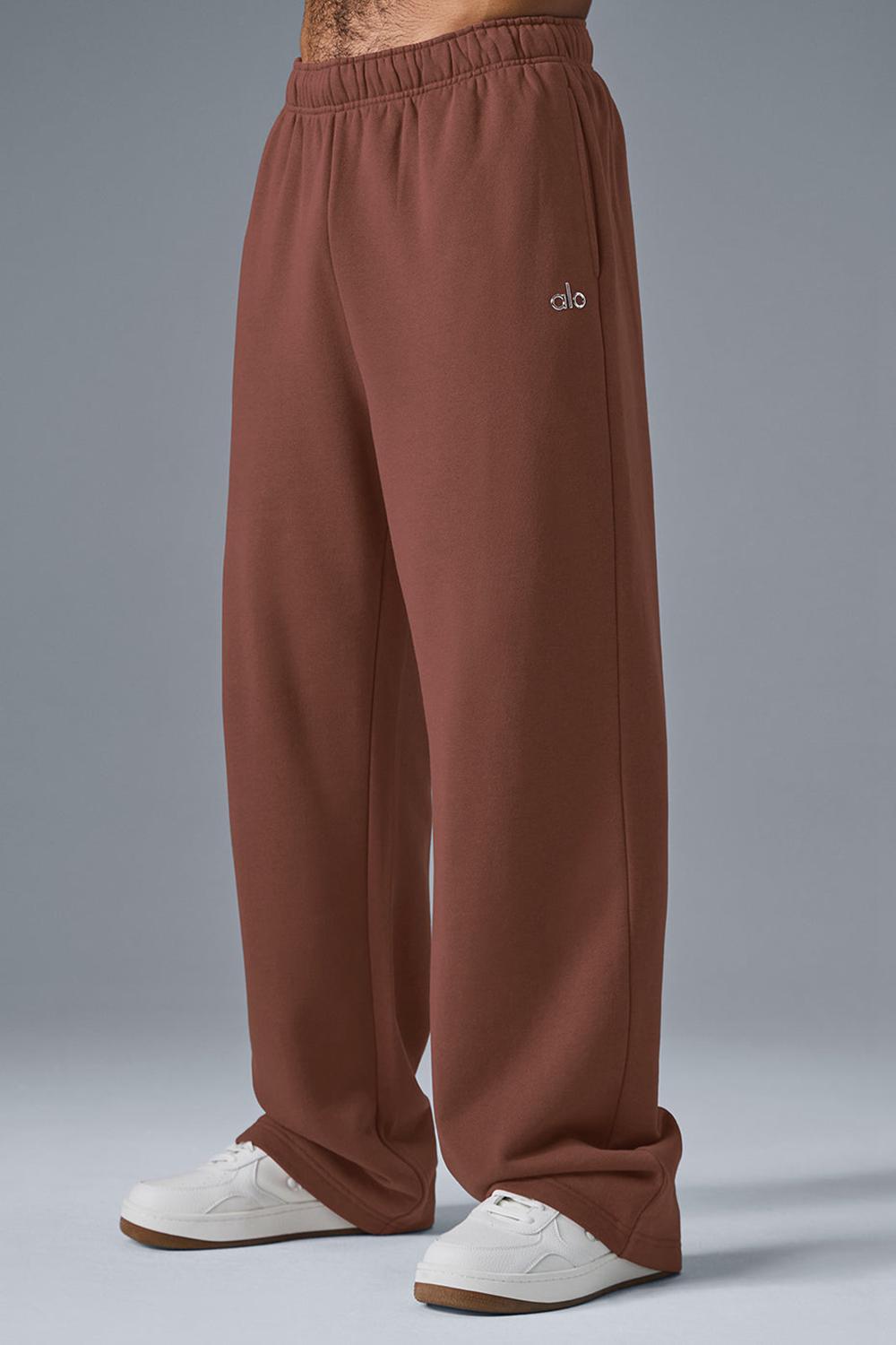 Chestnut Men Alo Yoga Accolade Straight Leg Sweatpant | Australia  60135-FDSB