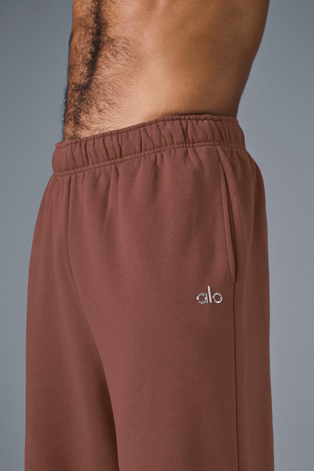 Chestnut Men Alo Yoga Accolade Straight Leg Sweatpant | Australia  60135-FDSB