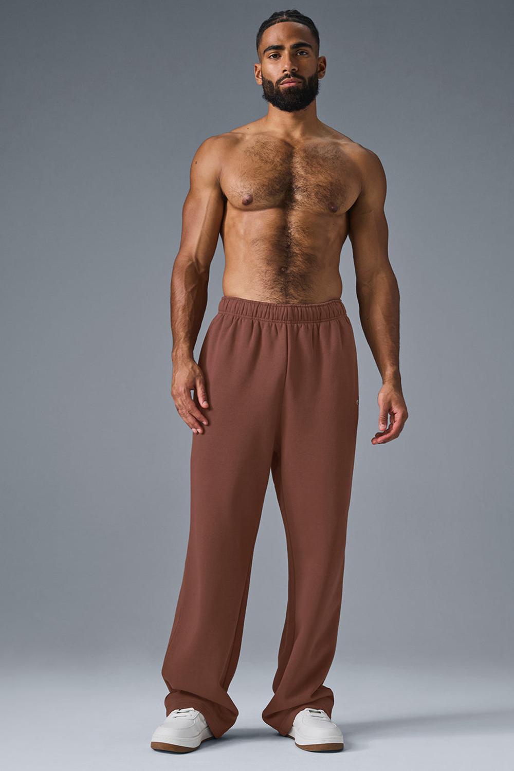 Chestnut Men Alo Yoga Accolade Straight Leg Sweatpant | Australia  60135-FDSB