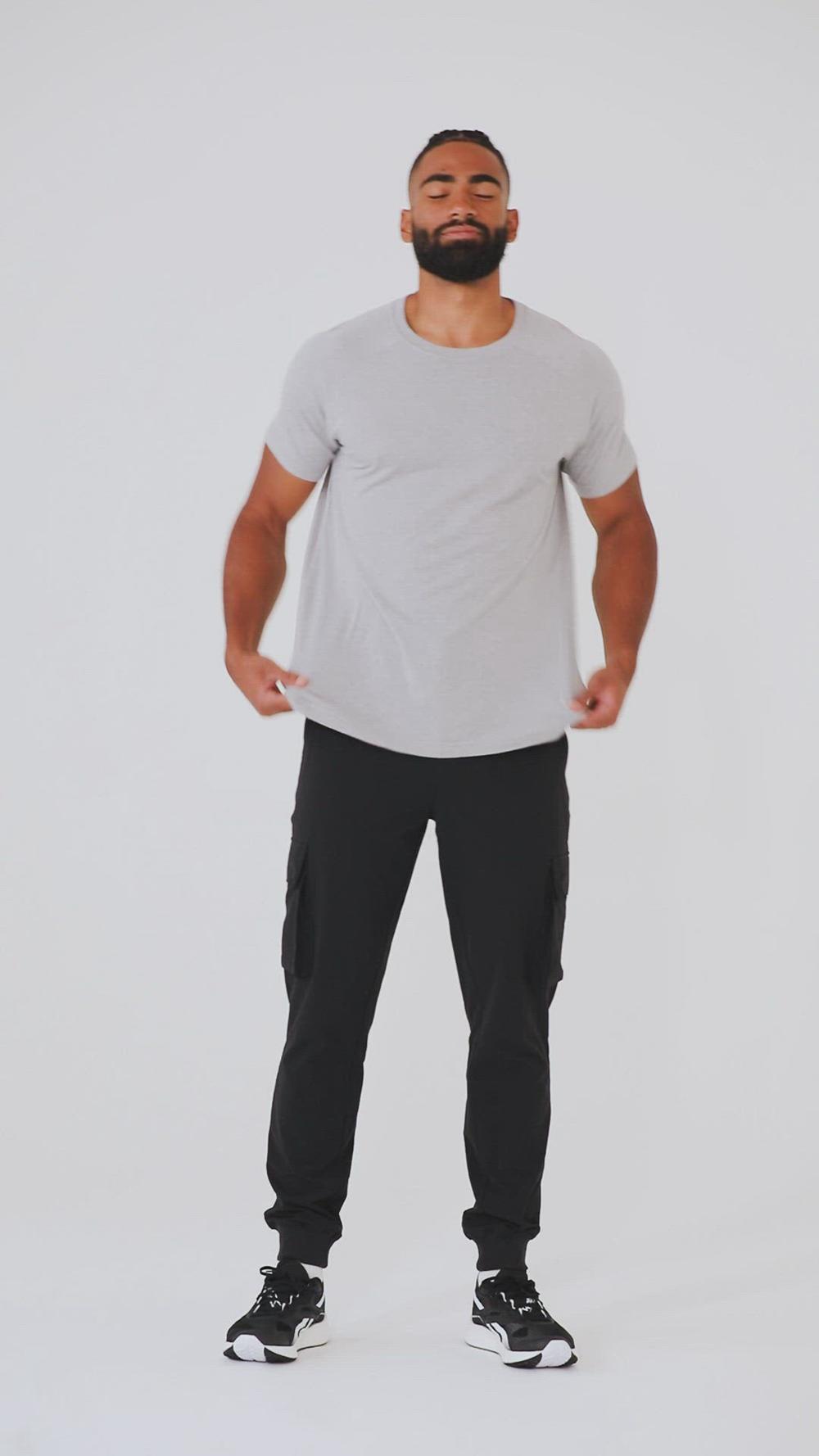 Chestnut Men Alo Yoga Triumph Raglan Tee | Australia  71254-FKUN