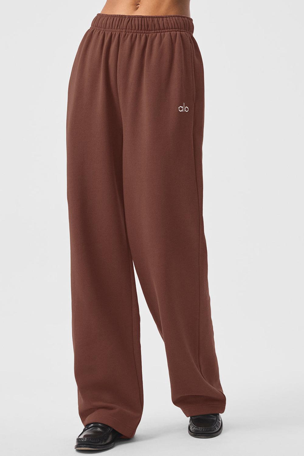 Chestnut Women Alo Yoga Accolade Straight Leg Sweatpant | Australia  54128-SVRN