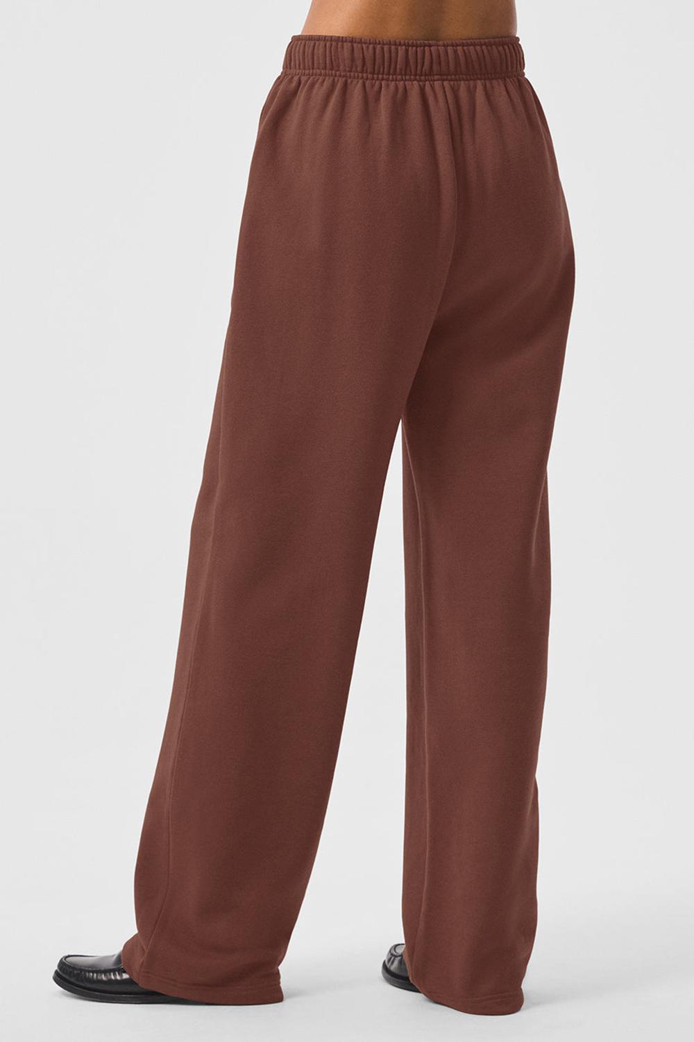 Chestnut Women Alo Yoga Accolade Straight Leg Sweatpant | Australia  54128-SVRN