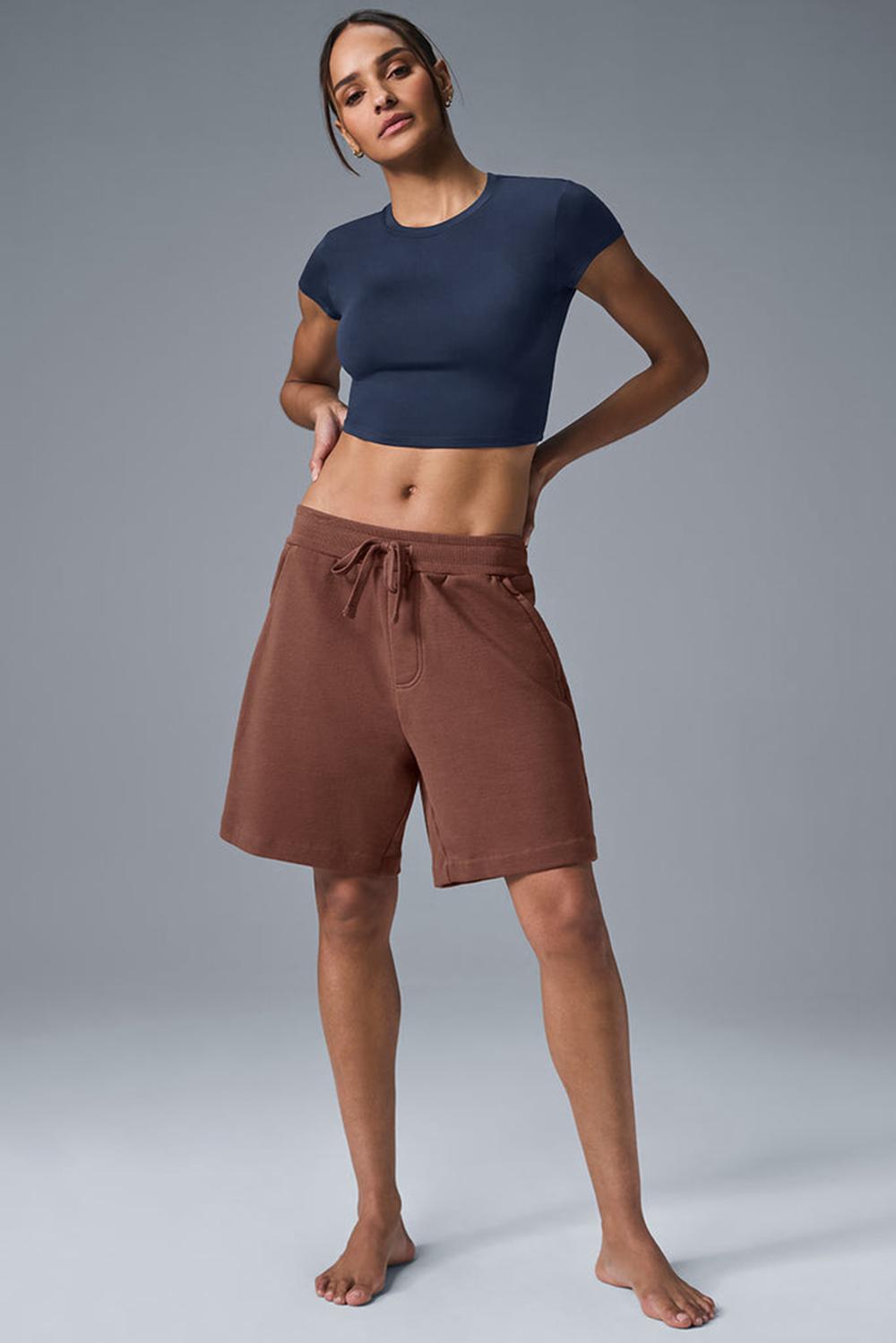 Chestnut Women Alo Yoga Chill Short | Australia  46205-YSAN