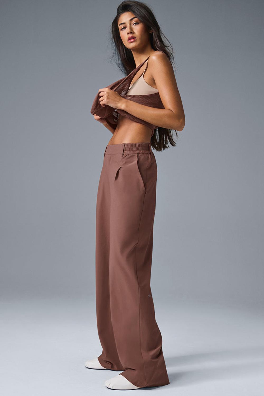 Chestnut Women Alo Yoga High-Waist Pursuit (Regular) Pant | Australia  95821-AQRE