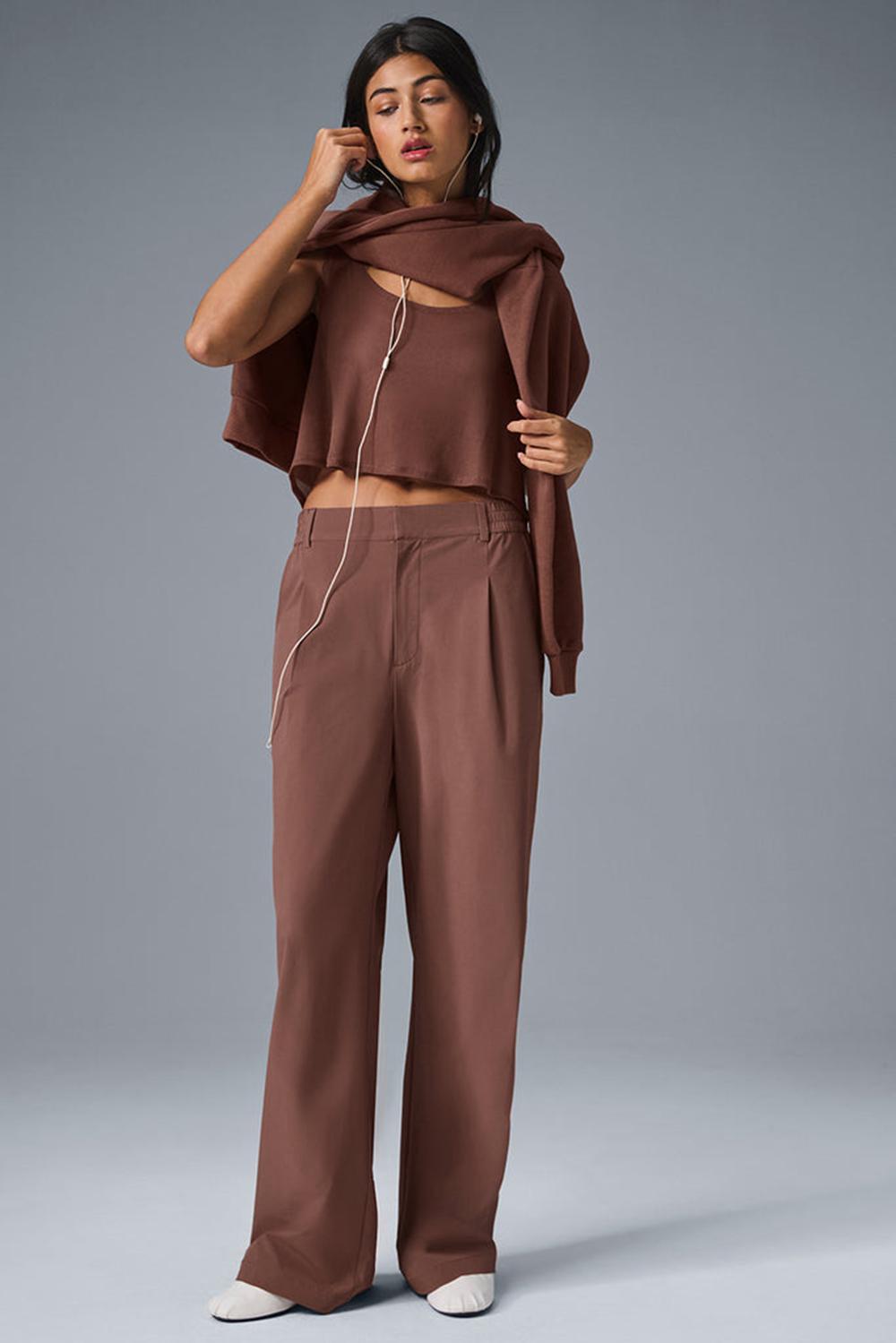 Chestnut Women Alo Yoga High-Waist Pursuit (Regular) Pant | Australia  95821-AQRE