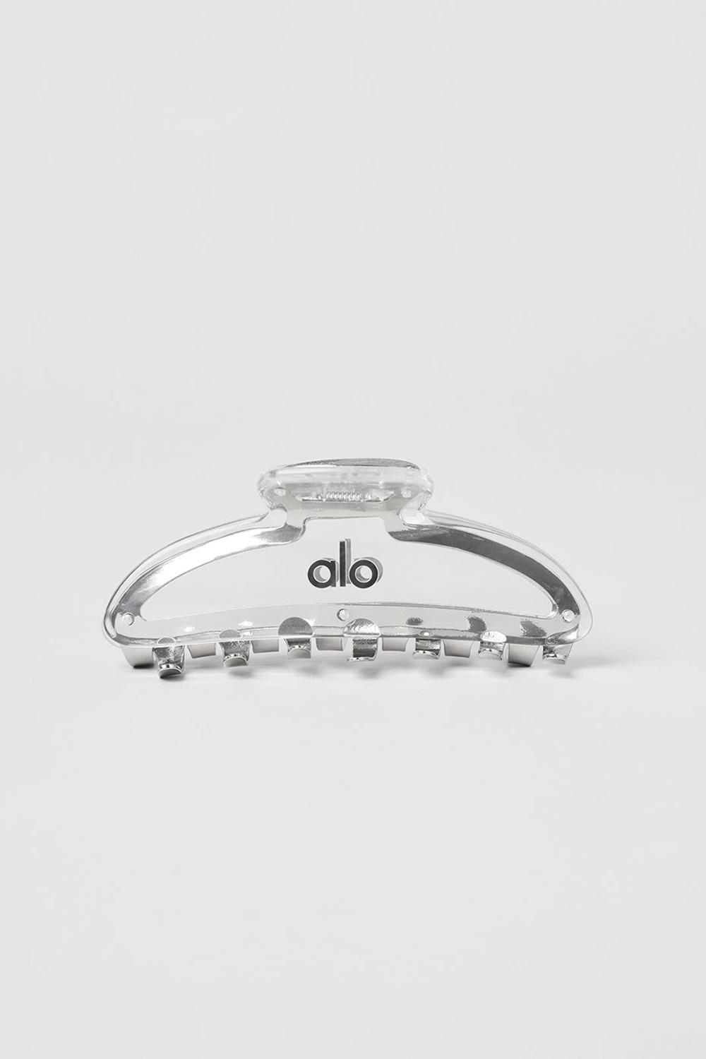 Clear Acetate / Chrome Women Alo Yoga Acrylic Illusion Claw Clip Hair Claw | Australia  89067-EWTH