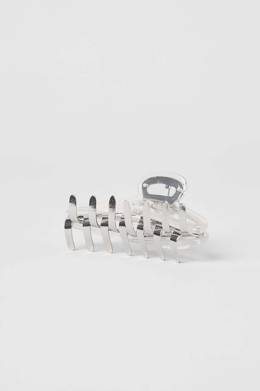 Clear Acetate / Chrome Women Alo Yoga Acrylic Illusion Claw Clip Hair Claw | Australia  89067-EWTH