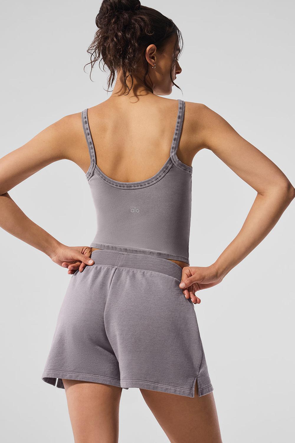 Cool Grey Wash Women Alo Yoga Washed Alosoft Sweet Talker Tank | Australia  01758-FKRH