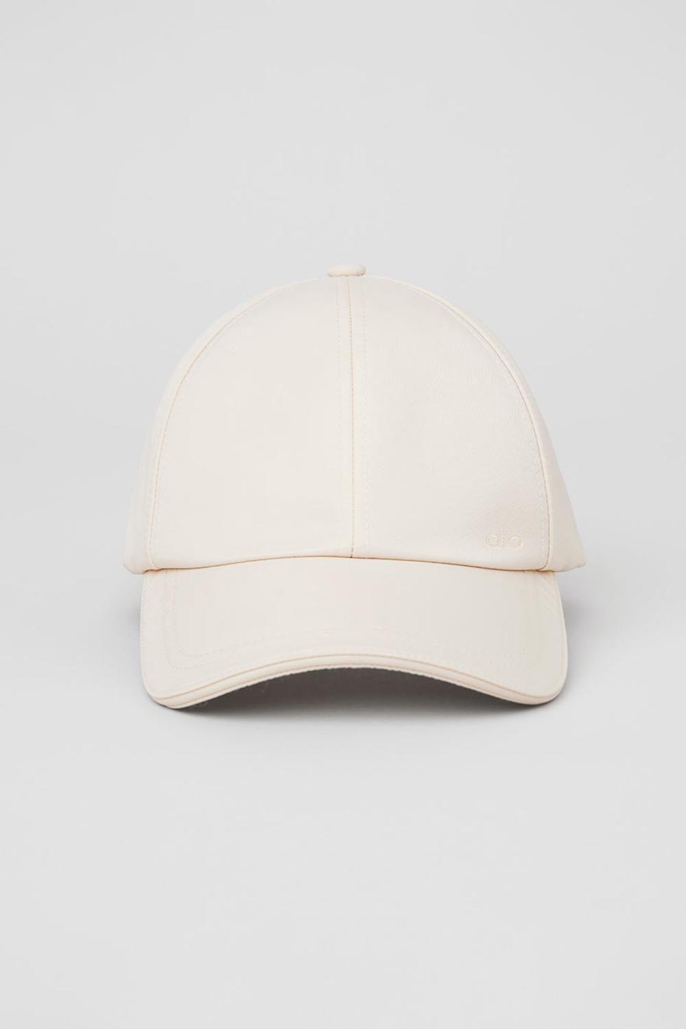 Creme Men Alo Yoga Satin Off-Duty Cap | Australia  47213-OJHL