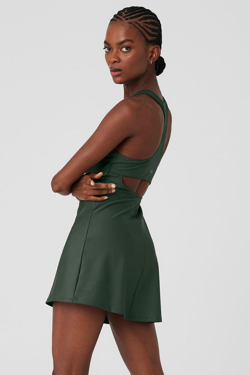 Dark Cactus Women Alo Yoga Airlift Fly Dress | Australia  07945-UIEX