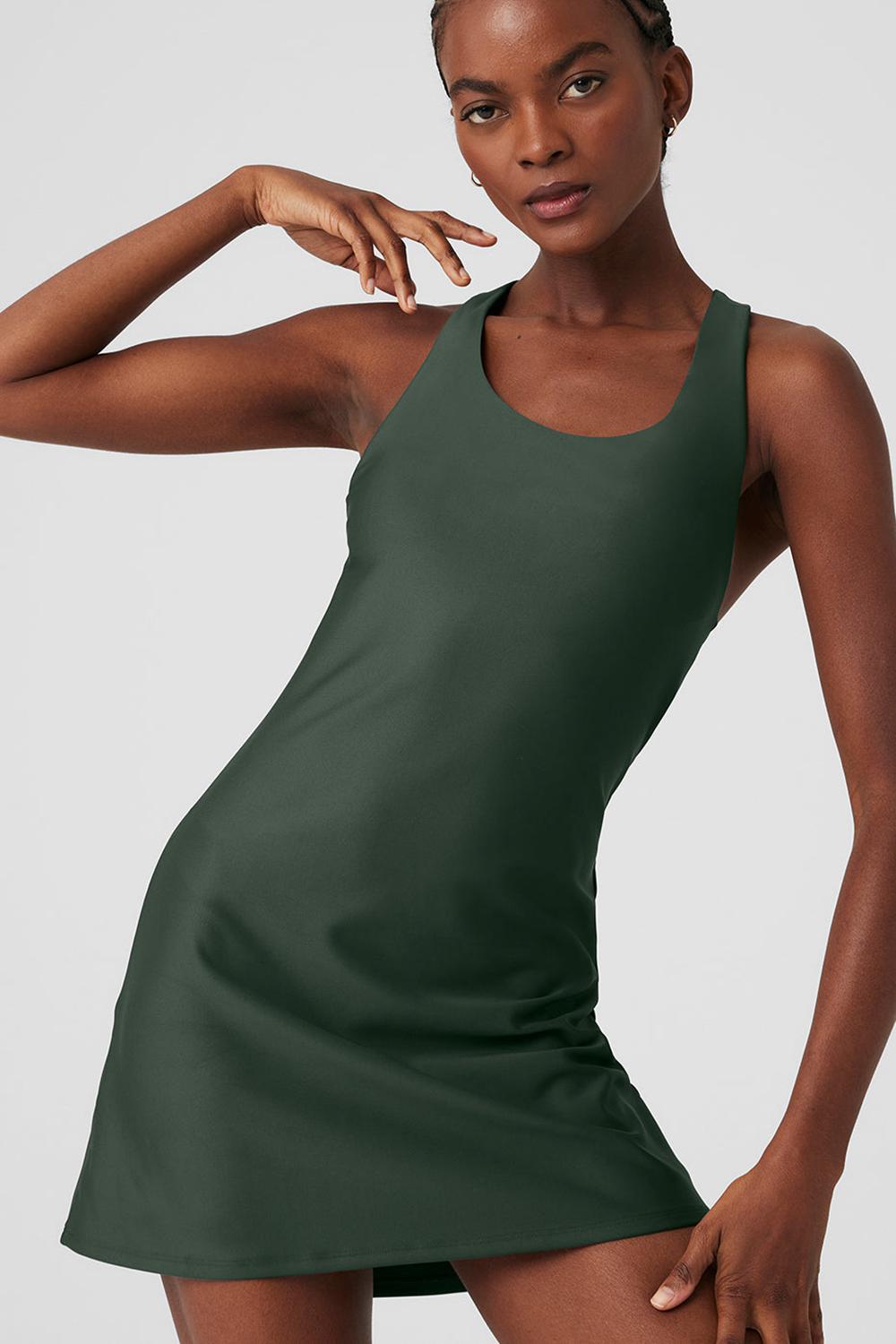 Dark Cactus Women Alo Yoga Airlift Fly Dress | Australia  07945-UIEX