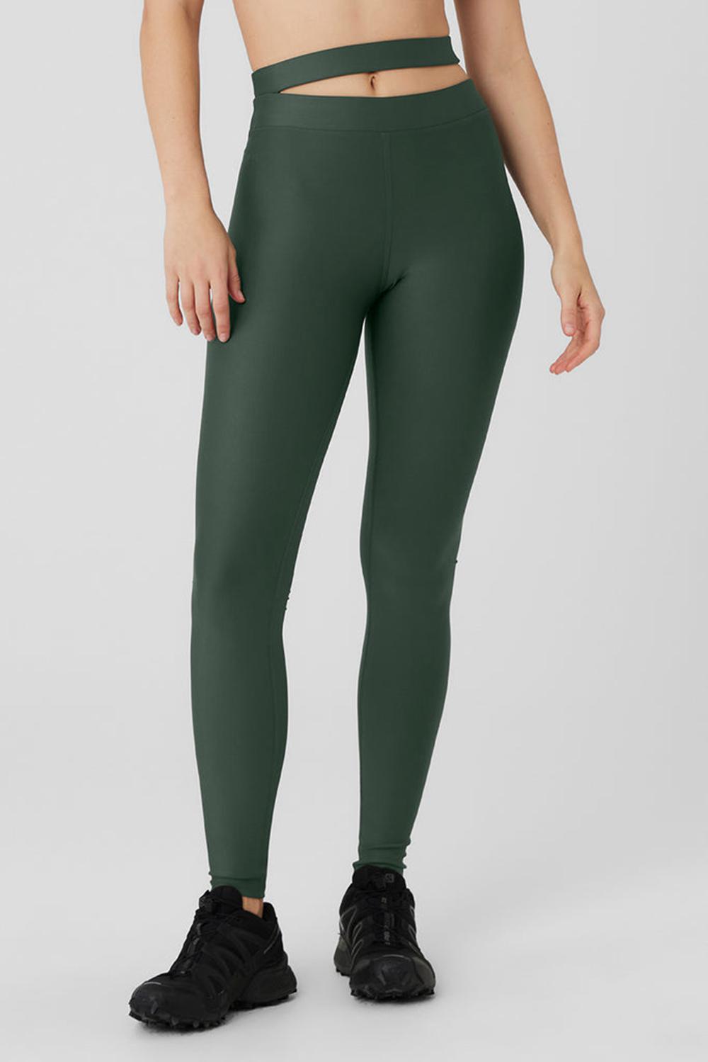 Dark Cactus Women Alo Yoga Airlift High-Waist All Access Legging | Australia  81042-FAON