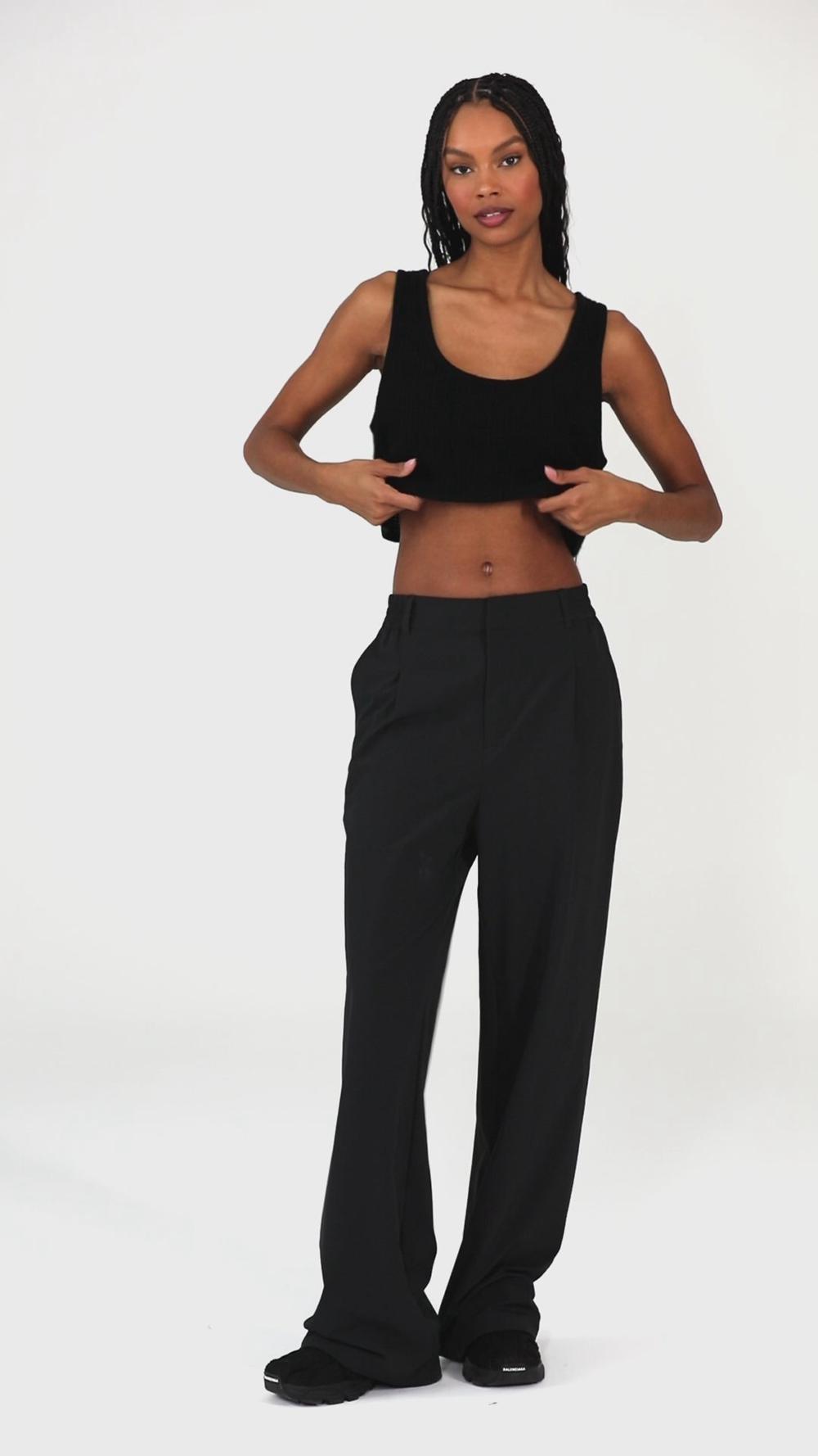 Dark Cactus Women Alo Yoga Cashmere Plush Waffle Cropped Tank | Australia  35190-XAHT
