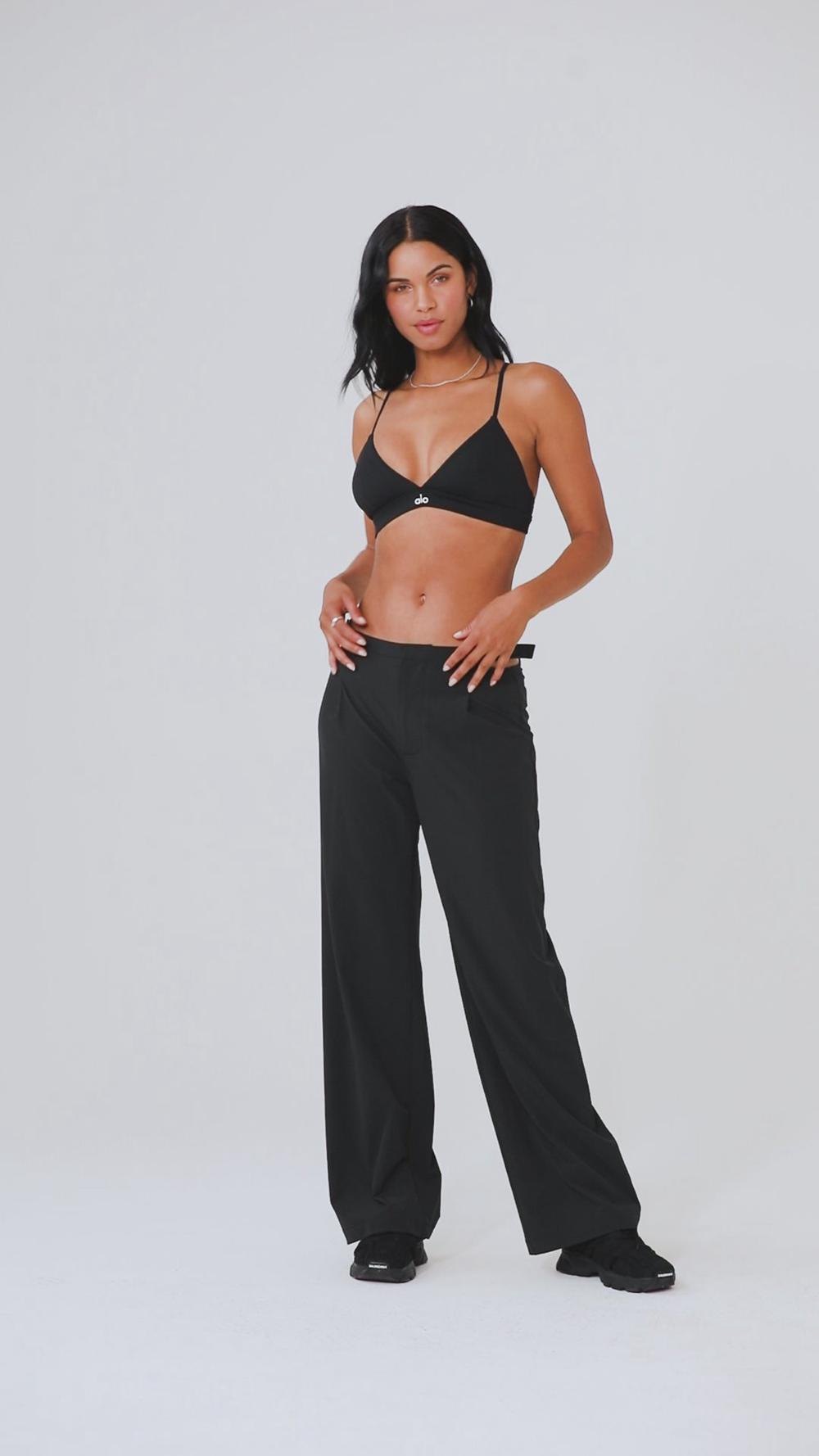 Dark Cactus Women Alo Yoga Mid-Rise Showdown Pant | Australia  87640-ARBV